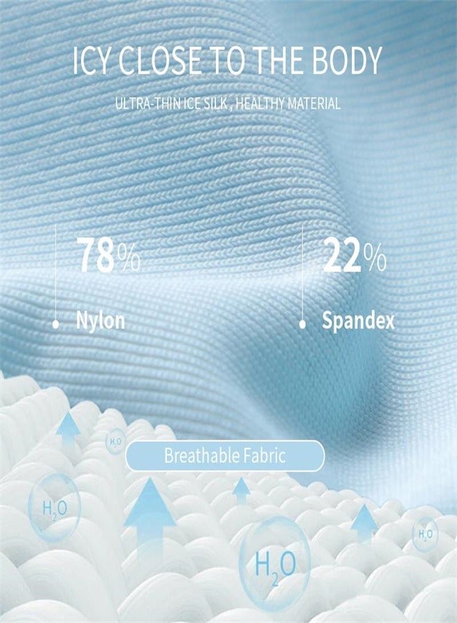 MIIOW 3Pcs 120D Ice Silk Men Boxer Shorts Thin Icy  Graphene Antibacterial Men's  Seamless Male Underpants Underwear - Image 5