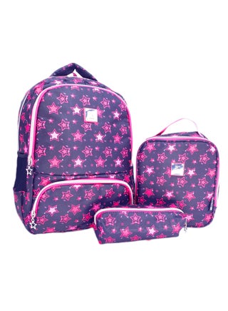 School backpack with premium Lightweight STARS backpacks with favorite personalized trending characters bookbags which includes Lunch bag and pencil Case school bag For boys and girls (16Inches) - pzsku/Z8E09E1ED7BB747F669C3Z/45/_/1667574143/f372145a-4399-43ea-9cf5-3c962f758875