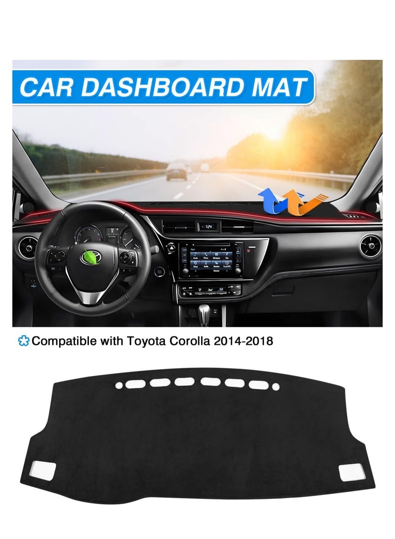 Bluejw Panel Sunscreen Dashboard Mat Cover For Toyota New Corolla (2014-2018) - Image 4