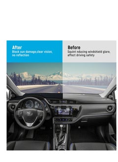 Bluejw Panel Sunscreen Dashboard Mat Cover For Toyota New Corolla (2014-2018)  - Image 3