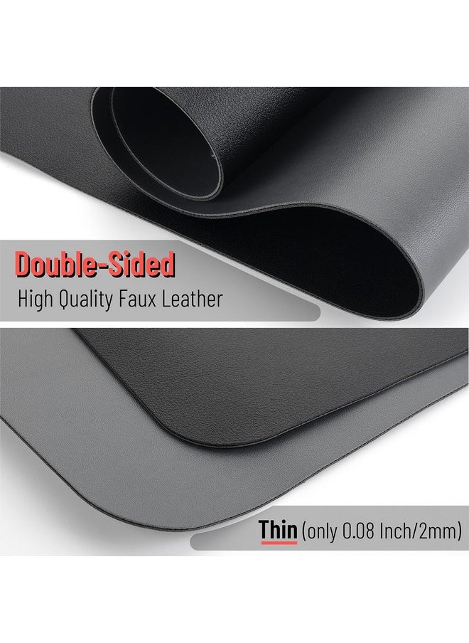 Mr. Pen - - Desk Mat, Dual-Sided, 23.6" X 13.7",Dual Sided Desk Mat, Leather Desk Pad, Desk Mouse Pad, Desk Cover Mat, Keyboard Mat, Desk Mat For Desktop, Desk Pad For Keyboard And Mouse, Desktop Mat - Image 1