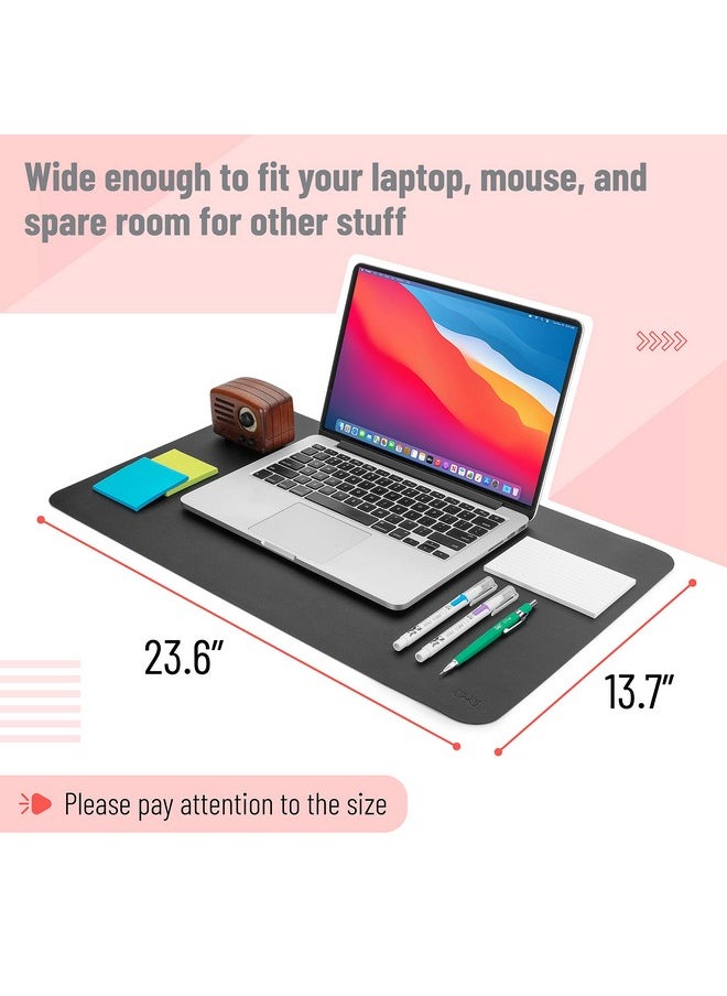 Mr. Pen - - Desk Mat, Dual-Sided, 23.6" X 13.7",Dual Sided Desk Mat, Leather Desk Pad, Desk Mouse Pad, Desk Cover Mat, Keyboard Mat, Desk Mat For Desktop, Desk Pad For Keyboard And Mouse, Desktop Mat - Image 1