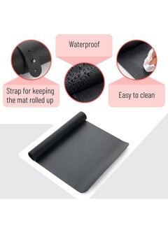Mr. Pen - Desk Mat, Dual-Sided, 23.6" X 13.7",Dual Sided Desk Mat, Leather Desk Pad, Desk Mouse Pad, Desk Cover Mat, Keyboard Mat, Desk Mat For Desktop, Desk Pad For Keyboard And Mouse, Desktop Mat  - Image 3