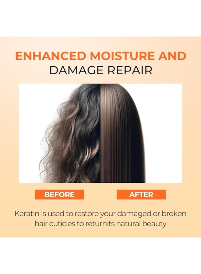 Karseell Maca Essence Keratin Hair Straightening Kit, 12 Weeks of Home Use Professional Straightening, Straighten and Smooth Hair, All Hair Types - Image 3