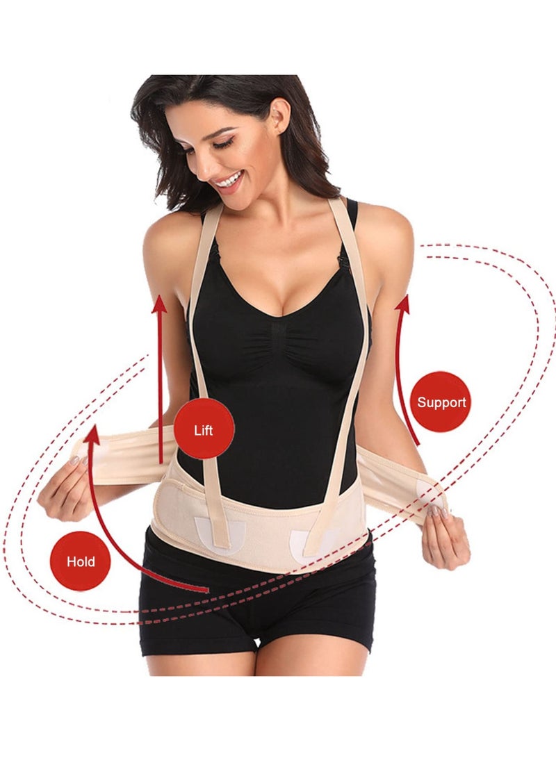 SYOSI Maternity Belly Band for Pregnant Women, Pregnancy Belly Support Band for Abdomen, Waist, and Back Pain, Adjustable Maternity Belt for Belt Back Support - Image 4