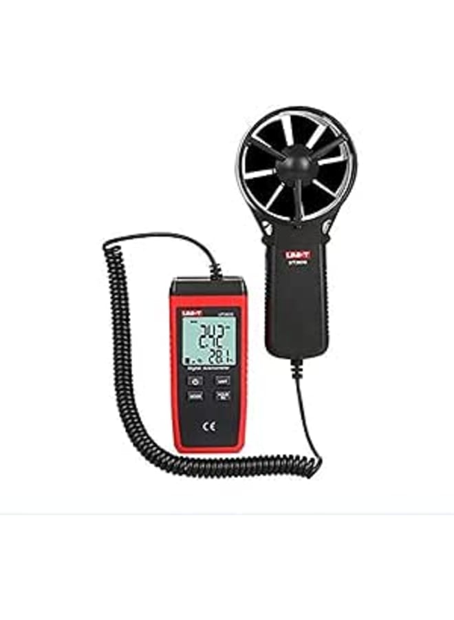 UNI-T UT363S Split Digital Anemometer Precise Wind Speed Sensor Wind Scale Display Wind Temperature Measurement 1m Drop Test