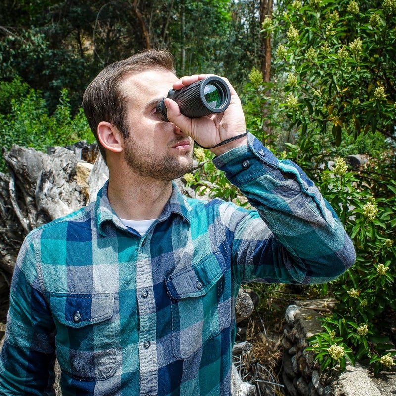 BARSKA Blackhawk Waterproof Monocular – Compact, Fogproof, Multi-Coated Optics, Slip-Resistant Grip for Birding, Hiking, Sports, Concerts & Outdoor Use - Image 3