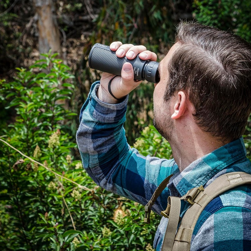 BARSKA Blackhawk Waterproof Monocular – Compact, Fogproof, Multi-Coated Optics, Slip-Resistant Grip for Birding, Hiking, Sports, Concerts & Outdoor Use - Image 4