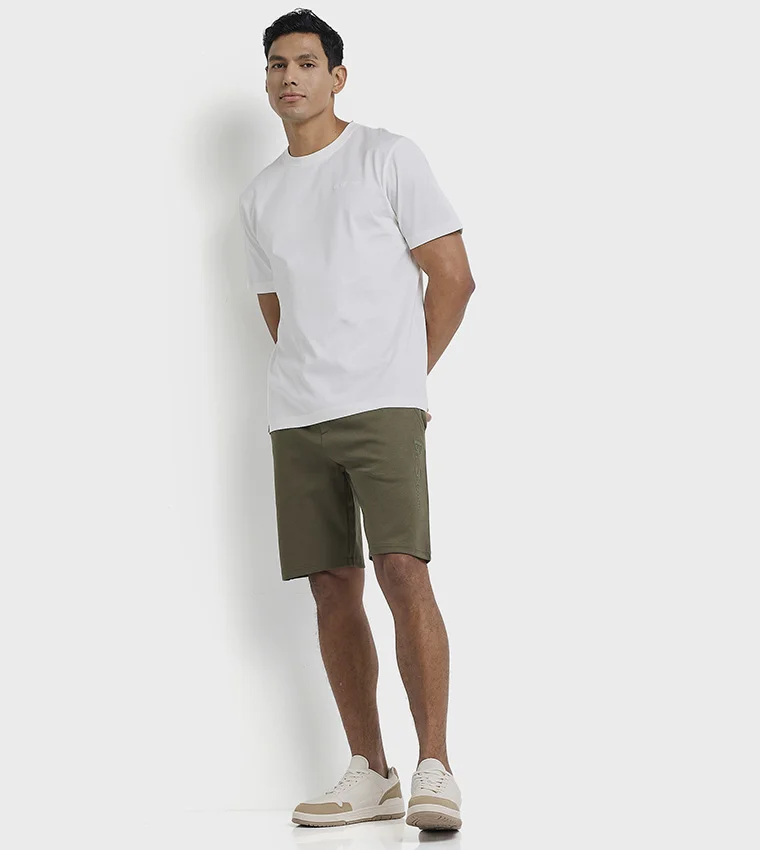 بين شيرمان Ben Sherman Men's  Solid Shorts