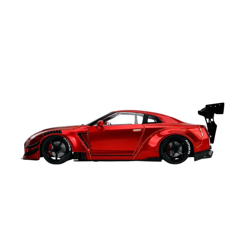 Jada Pink Slips Nissan GTR R35 Die-Cast Car (1:18, Red) - Image 1