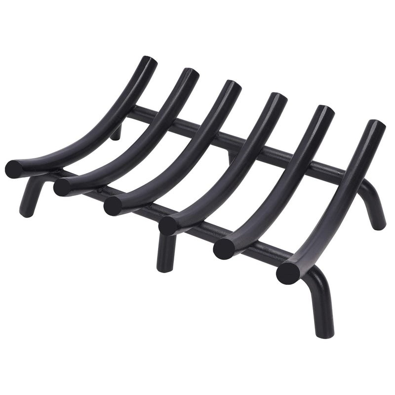 Fire Pit Grate 23 Inch Fireplace Grate 34 Heavy Duty Firewood Stove Log Holder Rack Grates Solid Round Steel Indoor Outdoor Camping Chimney Hearth Wood Burning Fireplace Accessories Tools