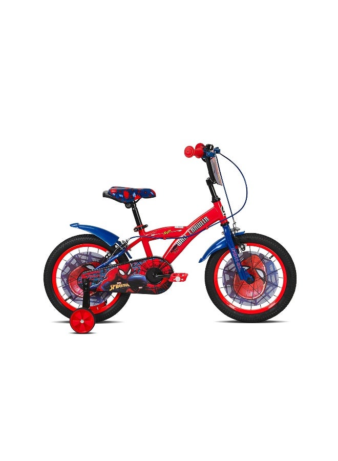 Spartan Super Spidey Boys' Bike (14 in, Red/Blue) - Image 1