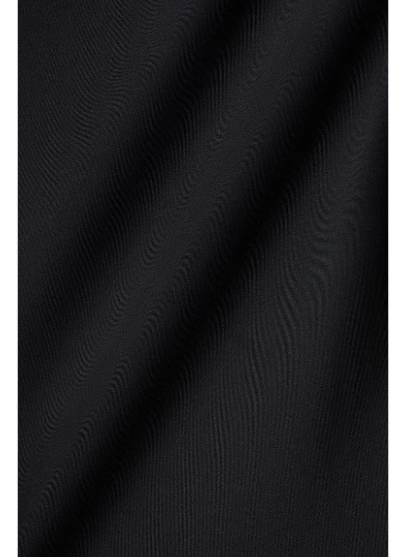 H&M Boat-neck microfibre top