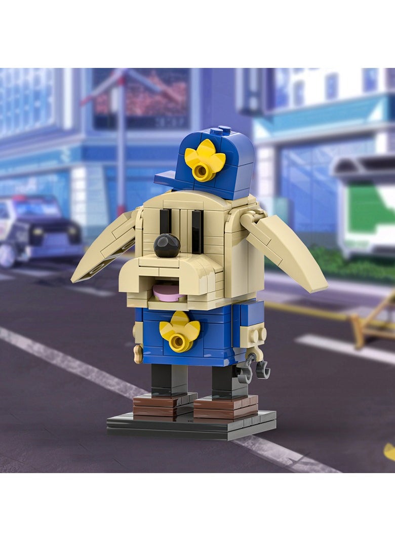 General Detective Dog Creative Design Building Blocks Compatible with Educational Building Blocks Small Particle Children's Educational Building Block Toys  - Image 1