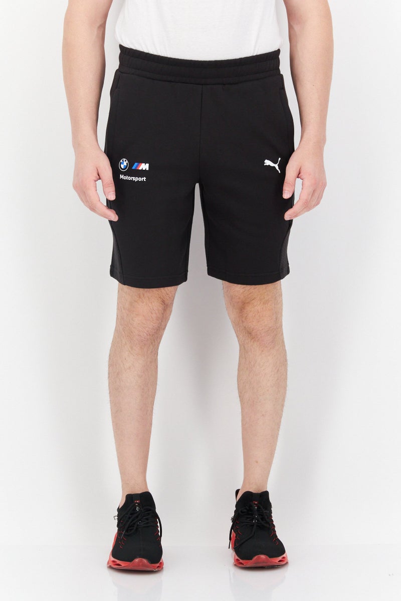 Puma x BMW Motorsport Men Sportswear Drawstring Training Shorts, Black - Image 1