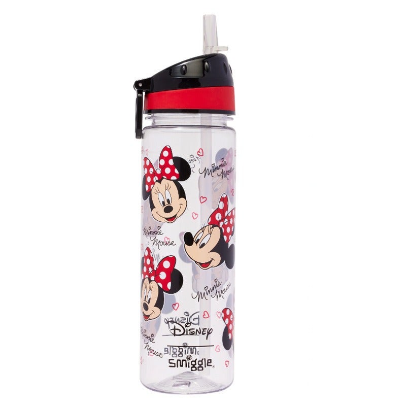Smiggle Minnie Mouse Red Stress-Relief Backpack Set with Trolley Bag, Lunch Box, Pencil Case, Wallet & Water Bottle for  Girls - Image 1