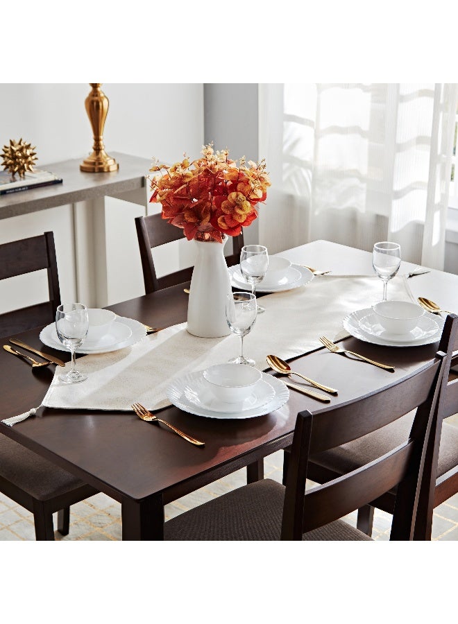 Home Box Feston 12-Piece Opalware Dinner Set - Image 4