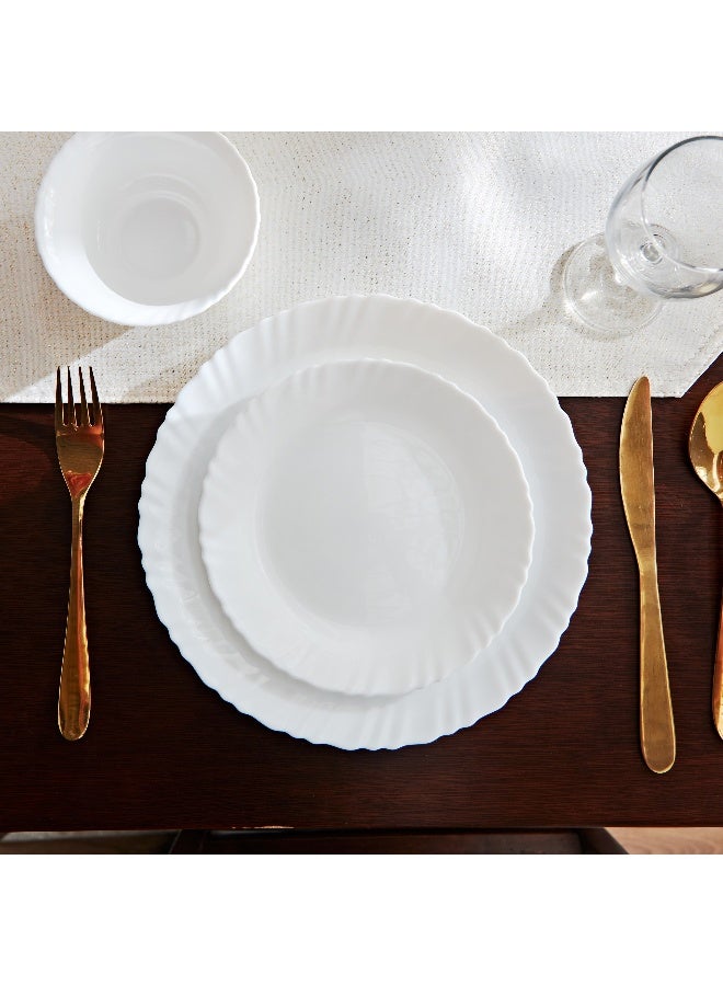 Home Box Feston 12-Piece Opalware Dinner Set - Image 2