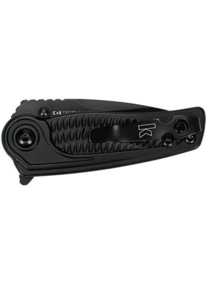 Kershaw Kershaw Spoke Pocket Knife, 2" 4Cr14 Steel Blade with BlackWash Coating, Compact Assisted-Opening EDC  - Image 2