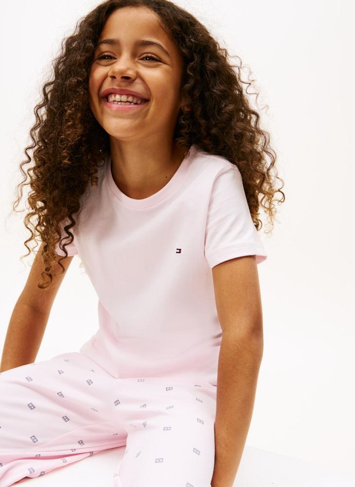 تومي هيلفيغر طقم قمصان قطنية للأطفال بياقة دائرية وشعار عبوتين - Image 5