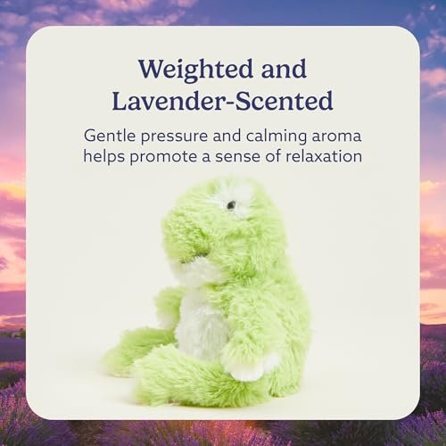 warmies Junior Microwavable & Weighted Stuffed Animals, Frog - Heated Stuffed Animal Plushie for Warmth & Comfort - Cute Soft Plush Toys for Adults & Children (Boys, Girls, Babies & Toddlers) - Image 3