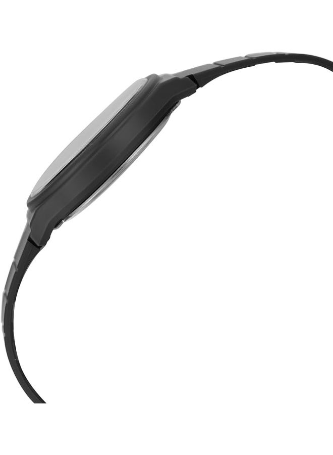 Casio MQ‑24B‑8BDF Unisex Analog Watch – Black Dial & Black Bio‑Based Resin Band, Slim Minimalist Design, Lightweight (20 g), 3‑Hand Quartz, Water‑Resistant - Image 3