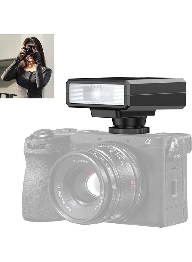 F12 Mini Camera Flash Speedlite 5600K Standard Hot Shoe Mount for Sony Canon Nikon Panasonic Olympus Pentax DSLR Camera - Image 1