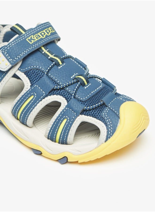 Kappa - Boys' Paneled Sandals with Hook and Loop Closure - Image 1