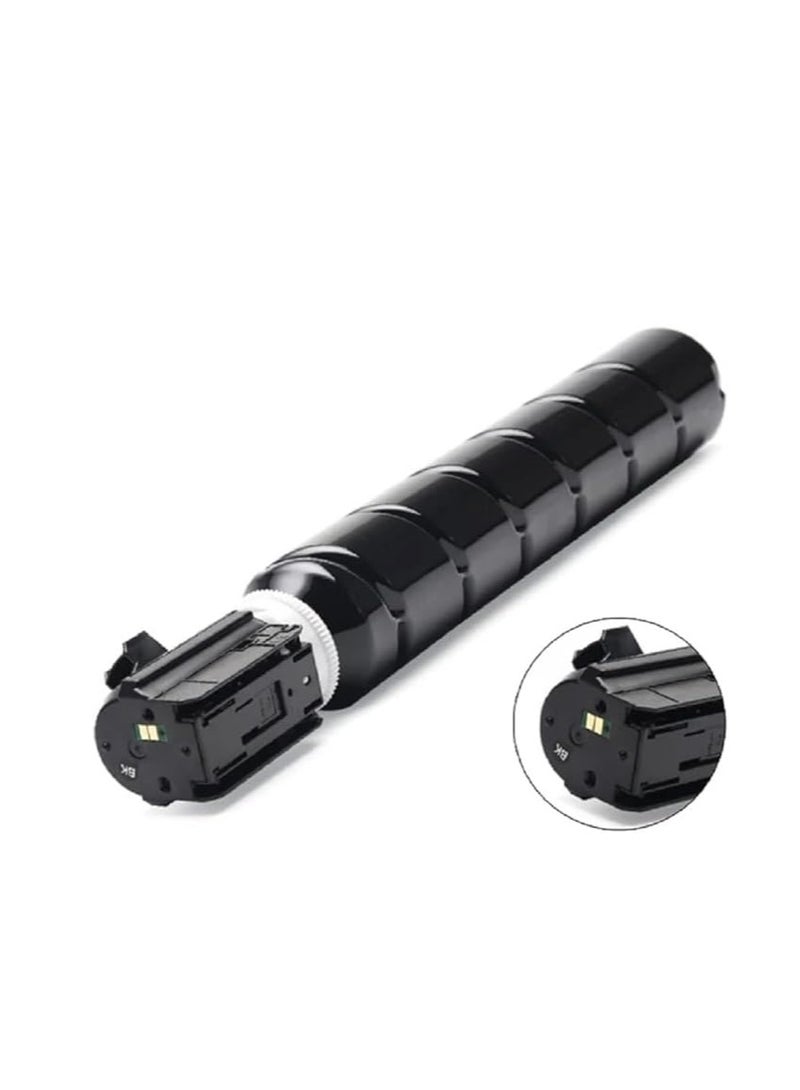 Terabyte خراطيش حبر C EXV 54 سوداء مع شريحة متوافقة مع كانون إيميج رنر - IR Adv C3025 C3125 C3226 (C-EXV-54 سوداء) - Image 2