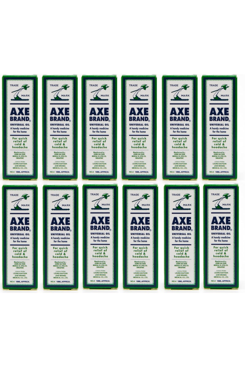 Axe Universal Oil for Quick Relief Of Cold & Headache 10ml (Pack of 12) - Image 1