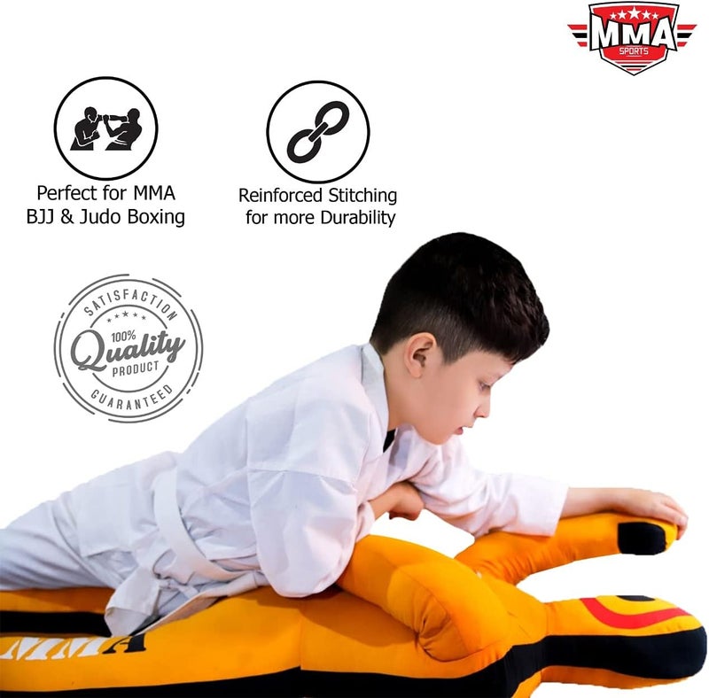 MMA Kids JIU Jitsu Grappling Dummy Youth Wrestling Practice Dummy for BJJ Karate Boxing Throwing Kick Practice - 4 FEET -UNFILLED, 48 Inch - Image 5