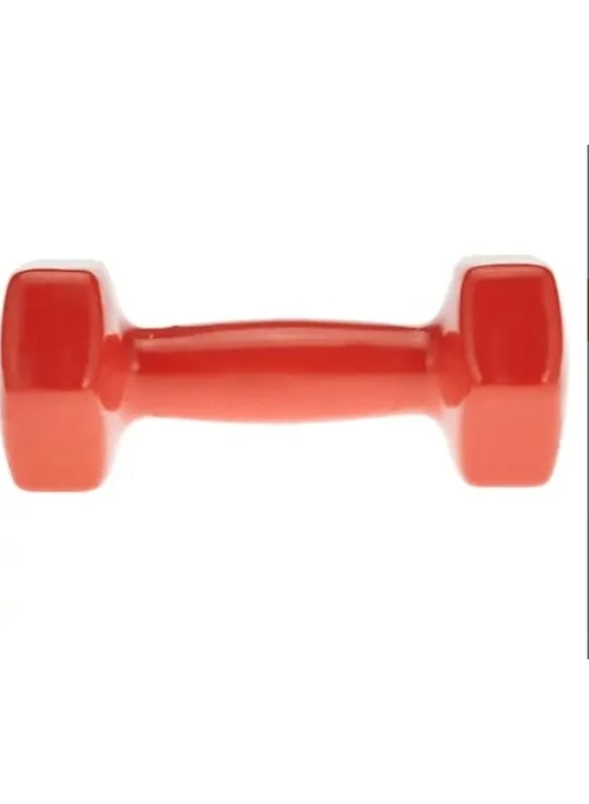 MAKS & CO. Vinyl Coated Dumbbell 3KG – Non-Slip Hand Weight for Home Workout, Yoga, Aerobics & Strength Training (Single Piece) - Image 2