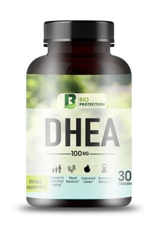 BIO PROTECTION Bio Protection Dhea+Bioperine, 60 Veggie Capsules, 50 mg, Improve Mood  - Image 1
