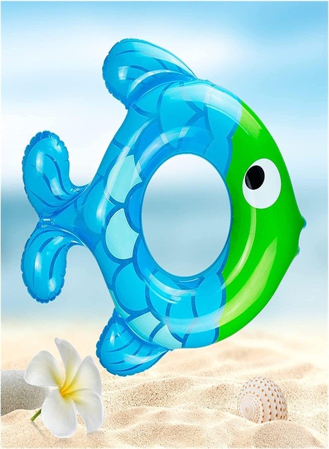 Confidence Inflatable Swimming Pool Safety for Kids | Pool Party Swim Tube Safety Ring | Swimming Floats for Boys and Girls Pools Accessories (Combo og 2 Fish Swimming Rings) - Image 2