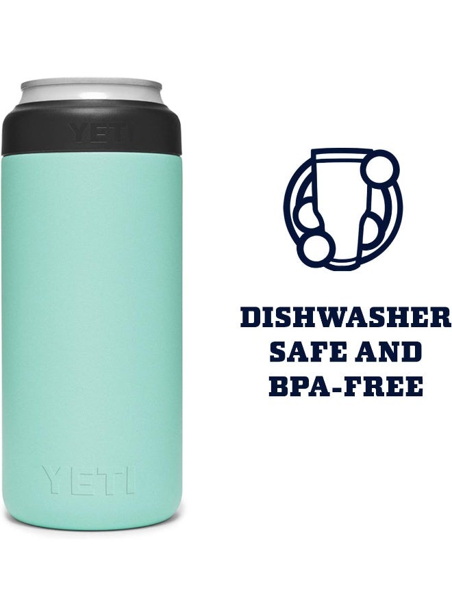 YETI Rambler Colster Slim, Stainless Steel, Can Insulator, Seafoam, 250ml - Image 5