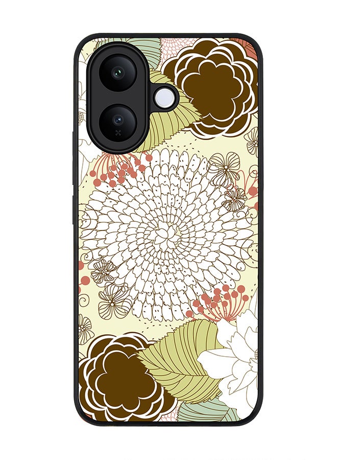 For vivo V60 Lite 5G / V60 Lite 4G Case,Slim fit Camera Protection, Shockproof Thin Phone cover  - Blooming Flower