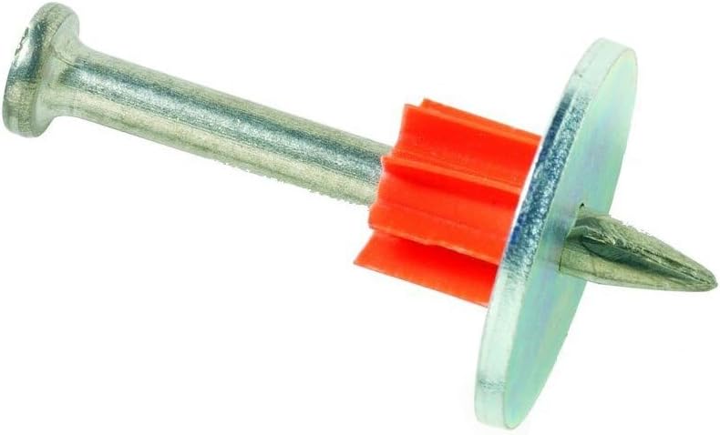 1516SDC 2-1/2" .300 Head Diameter Drive Pin with 7/8" Washer 100 per Box