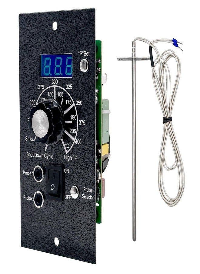 YAOAWE Upgraded Digital Thermostat Controller Kit Replacement for Traeger Wood Pellet Grills, with RTD Temperature Probe Sensor - Image 1