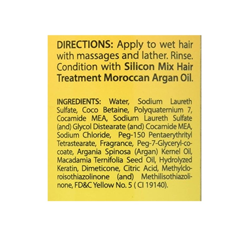Silicon Mix Moroccan Argan Oil Shampoo + Hair Treatment 16oz "Set" - Image 5