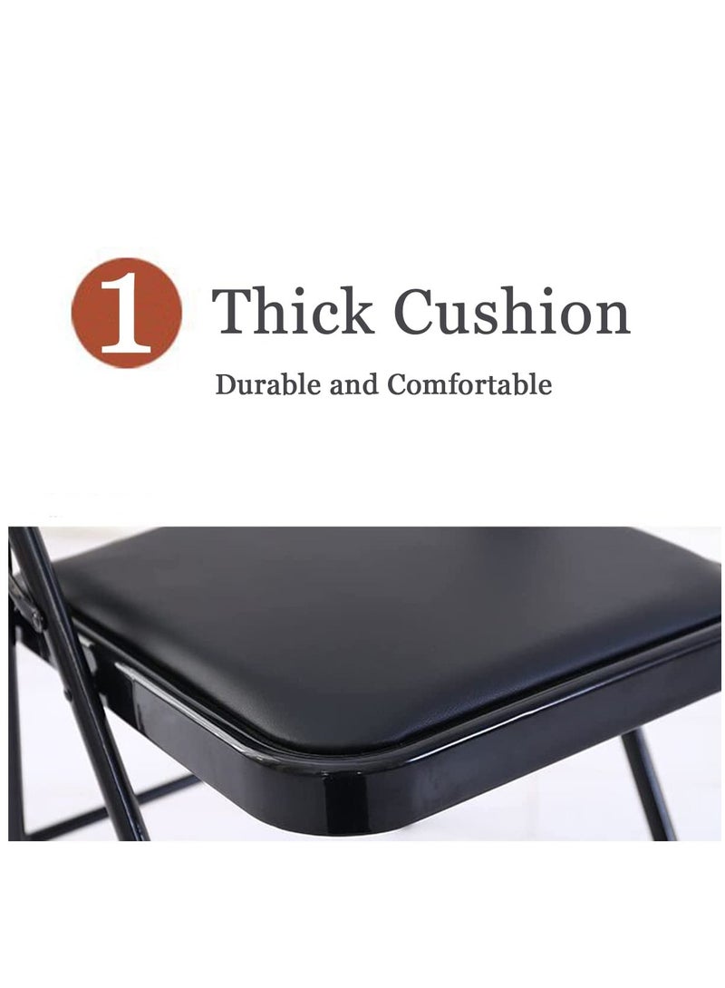 يوريفو كرسي قابل للطي بمقاعد مبطنة، كرسي محمول متعدد الاستخدامات للاستخدام المنزلي، الطعام، المكتب، الهواء الطلق، وصيد الأسماك - Image 5