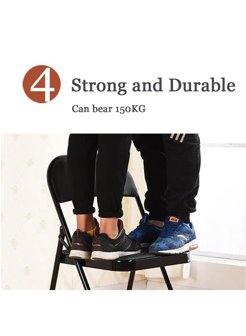 يوريفو كرسي قابل للطي بمقاعد مبطنة، كرسي محمول متعدد الاستخدامات للاستخدام المنزلي، الطعام، المكتب، الهواء الطلق، وصيد الأسماك - Image 3