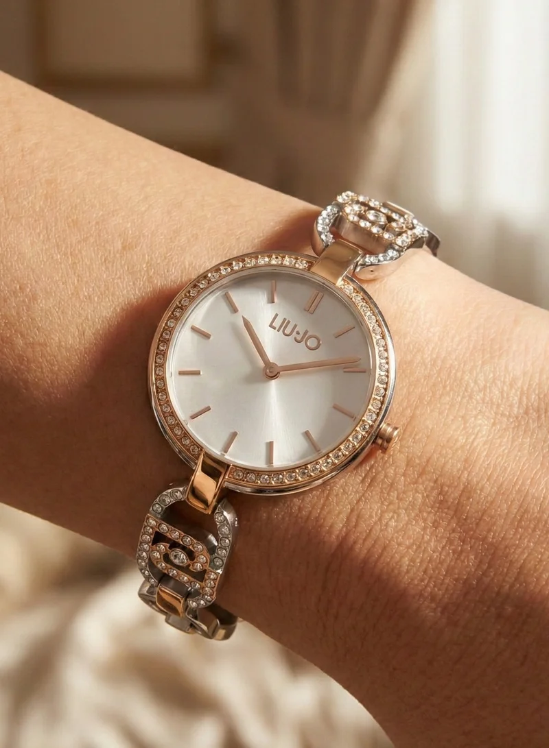 ليو جو ساعة ليو جو جلاير ثنائية اللون