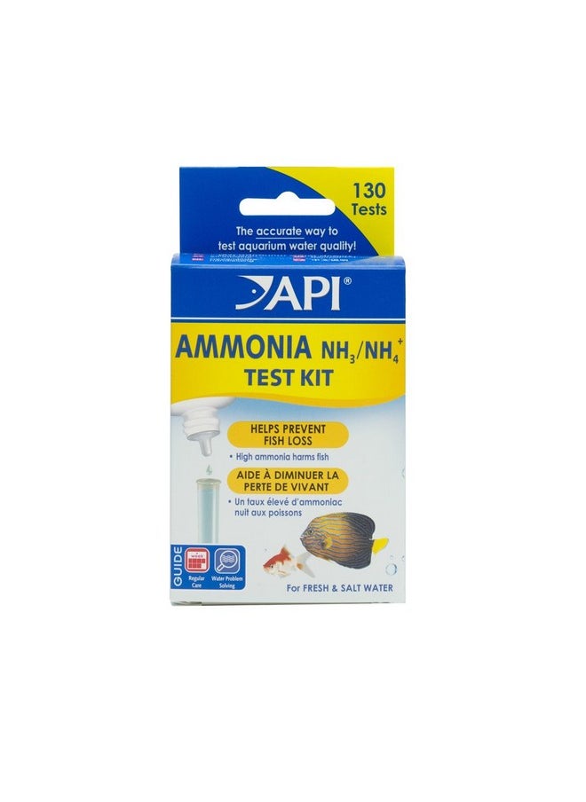 API API AMMONIA 130-Test Freshwater and Saltwater Aquarium Water Test Kit  - Image 1