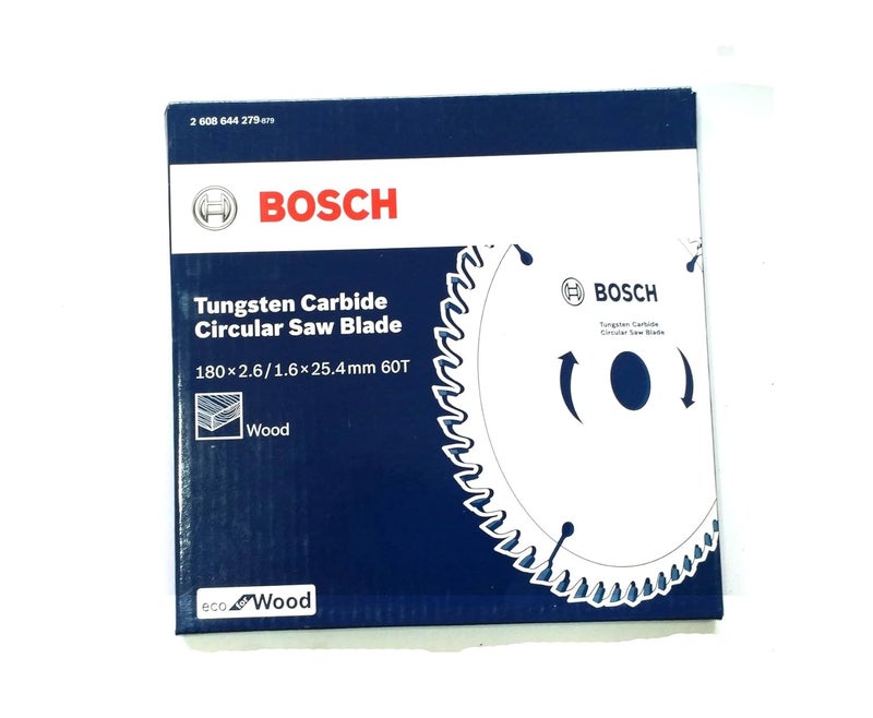 BOSCH Professional Circular Saw Blade For Wood 7'' / 180mm Dia, 25.4mm Bore, 60 Teeth, Pack Of 1 - Image 1