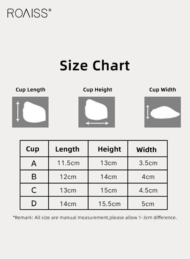 roaiss Women's Drawstring Adhesive Bra, Silicone Bra Invisible Chest Strapless Bra Wedding Dress Gathering Bra Thickened Non-slip Breast Sticking on Underwear Reusable - Image 5