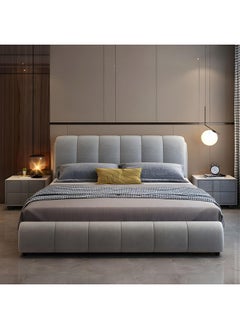 Poppins Home Affordable Fabric Bed  Stylish & Comfortable in Mini, Queen, King & Super King Sizes (Without Mattress) (160x200cm)  - Image 5