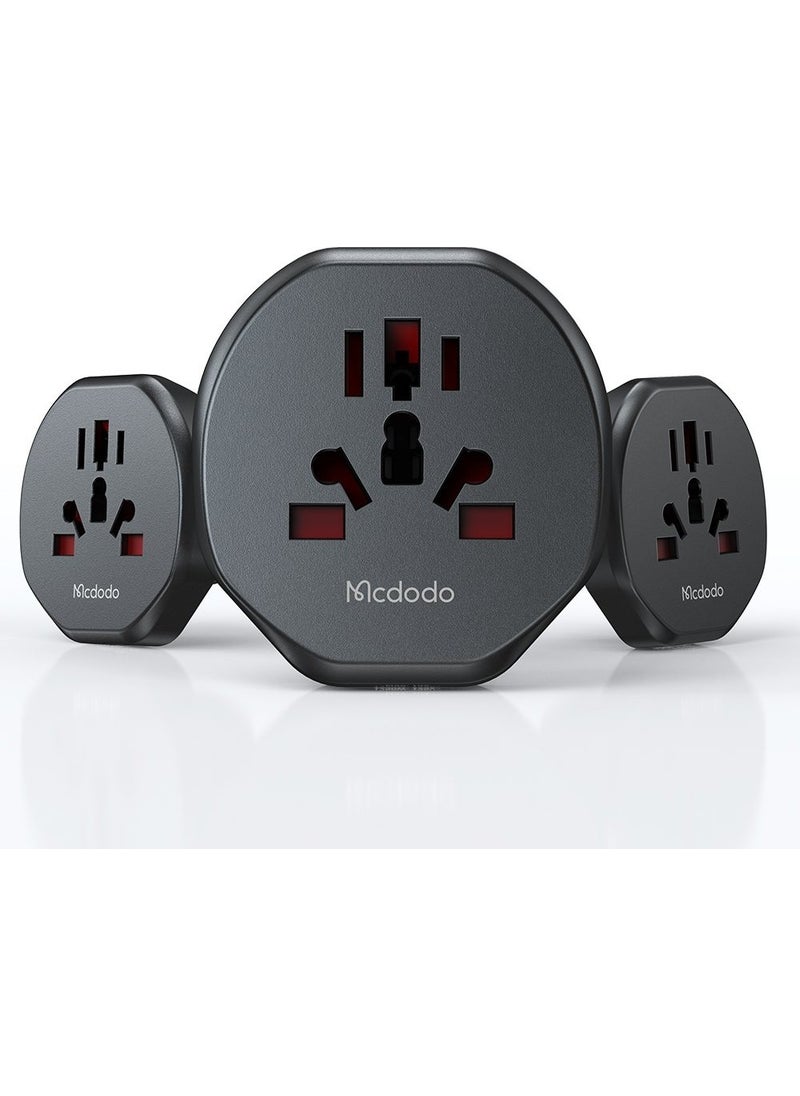 Mcdodo CP-4550 Socket Converter - Universal Travel Adapter - Black  - Image 4