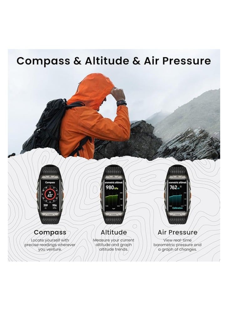 KOSPET Tank X2 Ultra Smart Watches for Men Women GPS Black,sliver  - Image 5