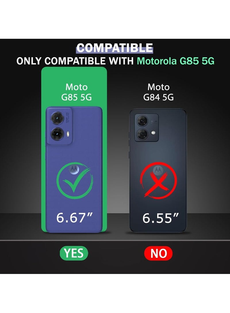 حافظة متوافقة مع هاتف Motorola Moto G85، حافظة ناعمة من مادة TPU، غطاء حماية أنيق للغاية لهاتف Motorola Moto G85 - Image 2