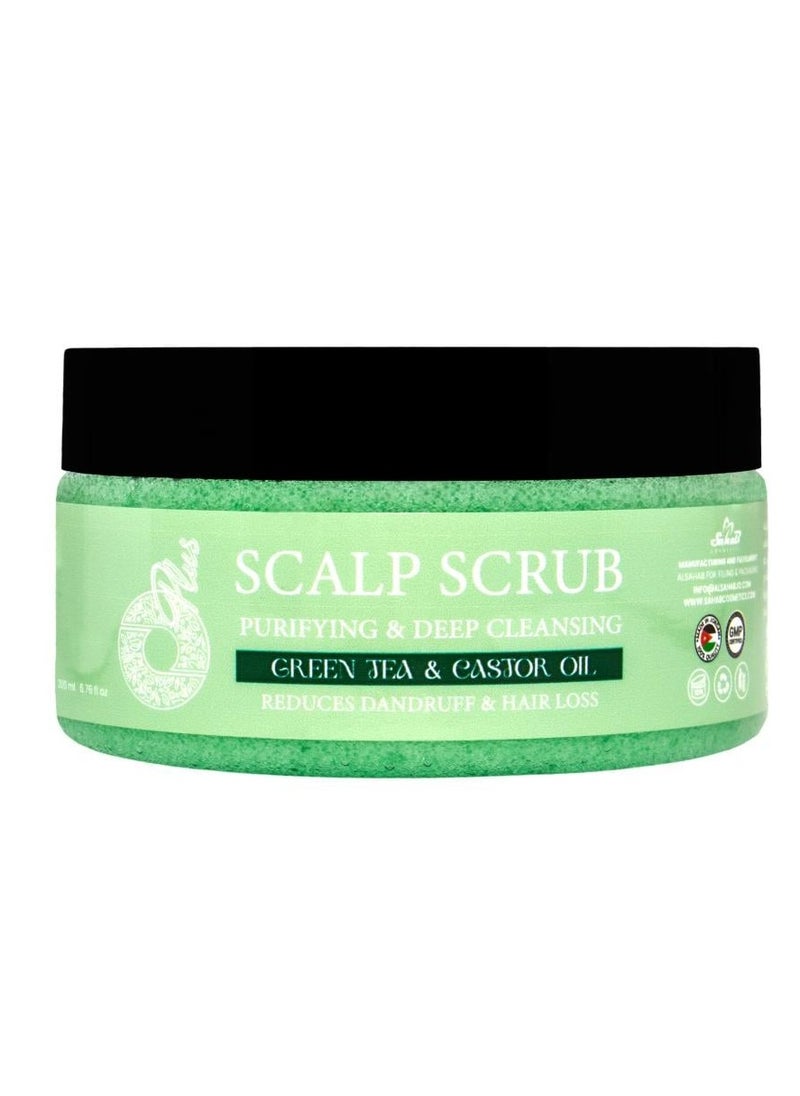 Oplus Oplus Green Tea Scalp Scrub 200ml – Reduces Dandruff & Hair Loss | Deep Cleansing, Moisturizing & Strengthening Scalp Treatment  - Image 1